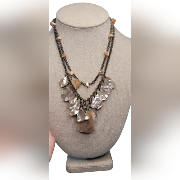 Vintage Abalone Shell Necklace - Picture 11 of 16